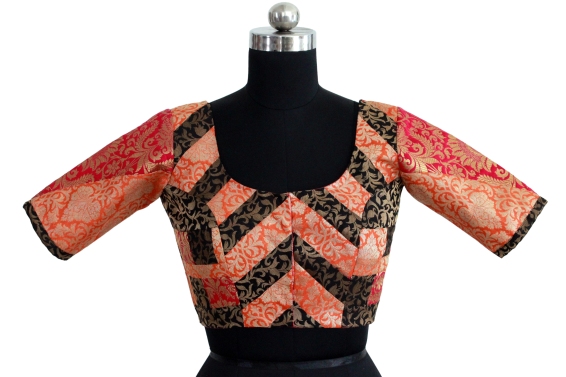readymade designer saree blouses online @ pink paparazzi (6)